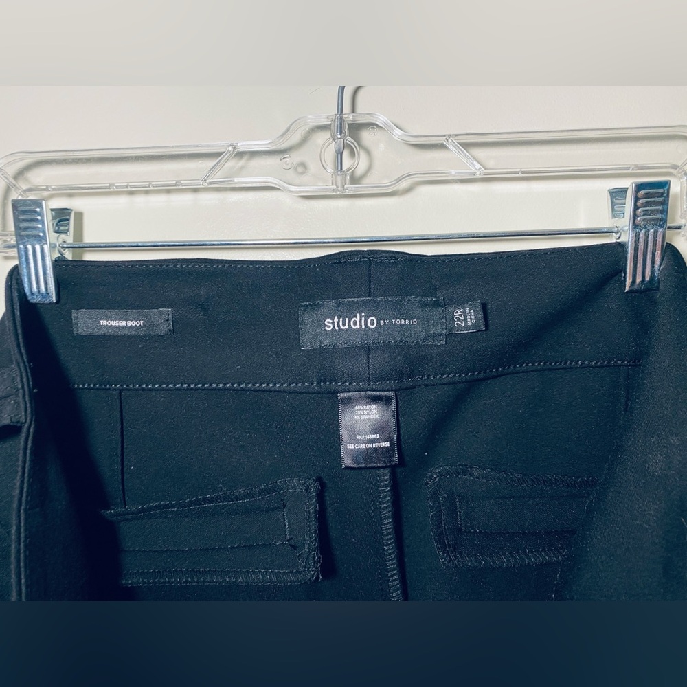 EUC - Studio Ponte High-Rise Trouser Boot-Cut Pants Size 22R - Picture 6 of 8